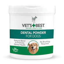 VET'S BEST Dental Powder - Proszek dentystyczny dla psów, 90g
