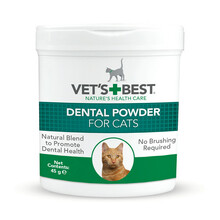 VET'S BEST Dental Powder - Proszek dentystyczny dla kotów, 45g