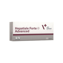 VetExpert Hepatiale Forte Advanced - preparat wspomagający funkcje wątroby dla psów i kotów, 30 tab.