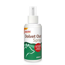 Dolvet Out Spray - naturalny, bezpieczny spray na muchy, komary, meszki, pchły i inne owady oraz kleszcze, 150ml