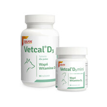 DOLFOS Vetcal D3 - Dieta bez fosforu, tabletki dla psów i kotów