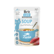 Brit Care Cat Soup with Tuna - mokra karma dla kotów dorosłych, saszetka 75g