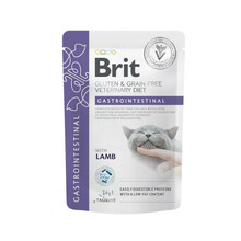 Brit Grain Free Veterinary Diets Cat Pouch Gastrointestinal - mokra karma dla kota, saszetka 85g