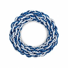 BARRY KING pierścień ze sznurka, biało-niebieski, 17 cm