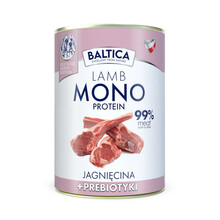 BALTICA Karma mokra Mono jagnięcina z prebiotykami dla psa, 400g