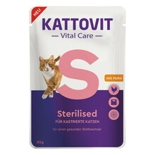 KATTOVIT STERILISED kurczak - mokra karma dla kotów 85g