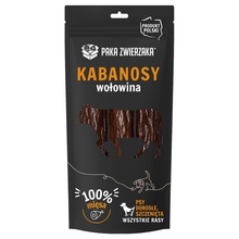 Paka Zwierzaka Kabanosy 3szt (80g) Wołowina- smakowita przekąska dla psa