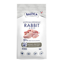BALTICA Rabbit & Rice Hypoallergenic - Karma z królikiem i ryżem dla psów małych ras