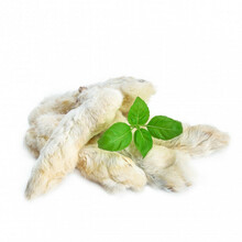PETMEX Łapki królicze z futrem gryzak naturalny 100g