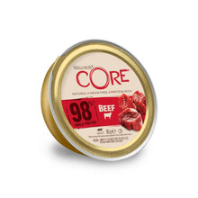WEELNESS Core 98 Single Protein, karma mokra, dla dorosłych kotów, wołowina, 85g, szalka