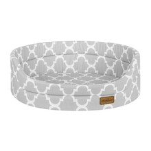 RECOBED Baly Carribean Grey - legowisko owalne dla psa