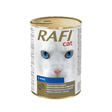 RAFI Cat Adult z rybą - mokra karma dla kota, puszka 415g