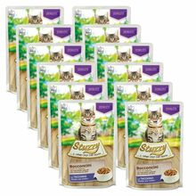 STUZZY Bocconcini z Indykiem PAKIET 12x85g - mokra karma dla kotów sterylizowanych, saszetka