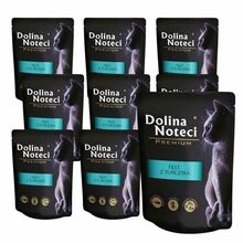 DOLINA NOTECI Premium filet z tuńczyka PAKIET 10x85g - karma dla dorosłych kotów, saszetka