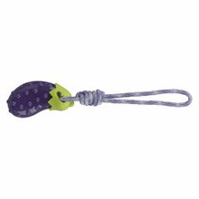 TRIXIE Bakłażan na linie, 13cm/34 cm z dźwiękiem - zabawka dla psa