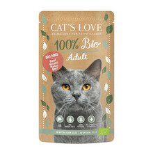 CAT’S LOVE Bio Beef - ekologiczna wołowina w naturalnej galaretce (100g)