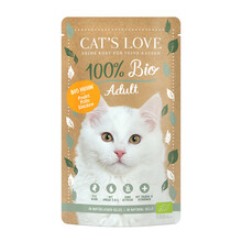 CAT’S LOVE Bio Chicken – ekologiczny kurczak w naturalnej galaretce (100g)