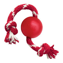 KONG® Ball - piłka z liną, zabawka dla psa.