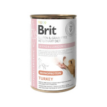 BRIT Veterinary Diets Hypoallergenic Turkey - mokra karma dla psa 400g - KOPIA