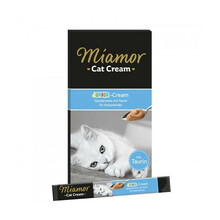 MIAMOR JUNIOR CREAM - pasta mleczna z tauryną dla kociąt i młodych kotów, 6x15g