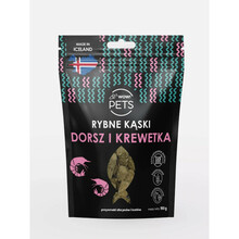 WOW!PETS - rybne przysmaki dla psa z dorszem i krewetkami, 100g