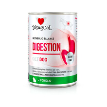DISUGUAL Digestion Królik - karma dla psów dorosłych z problemami trawiennymi i przewlekłą niewydolnością trzustki, 400g