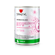 DISUGUAL Hypoallergenic Królik - karma dla psów dorosłych z nietolerancją niektórych składników lub składników odżywczych, 400g