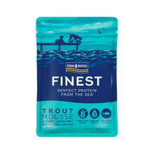 FISH4DOGS Finest Trout Musse - karma mokra dla psów dorosłych z pstrągiem, 100g