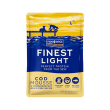 FISH4DOGS Finest Light Code Musse - karma mokra dla psów dorosłych z dorszem, 100g