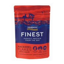 FISH4DOGS Finest Mackerel - karma mokra dla psów dorosłych z makrelą i kalmarami, 100g