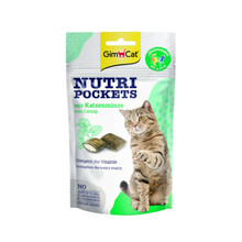 GIMCAT Nutri Pockets Kocimiętka - przysmak dla kota, 60g