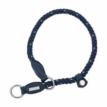 Barry King Obroża zaciskowa dla psa, Rope, Granatowa, Sznur Odblaskowy, 50cm/10mm