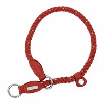 Barry King Obroża zaciskowa dla psa, Rope, Czerwona, Sznur Odblaskowy, 50cm/10mm