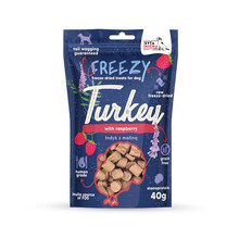 SYTA MICHA Freezy Turkey - liofilizowane przysmaki dla psa indyk z malinami, 40g