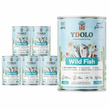 YDOLO Wild Fish PAKIET 6x400g - karma mokra dla psów, ryby morskie