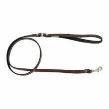 BARRY KING Smycz skórzana dla psa, brązowy/czarny, 12mm/120cm