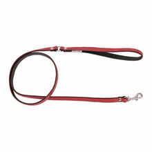 BARRY KING Smycz skórzana dla psa, czerwony/czarny, 12mm/120cm