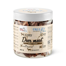 SYTA MICHA Freezy Pure Deer - 100% liofilizowane mięso z jelenia dla psa, 80g