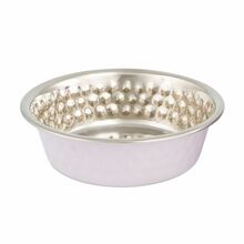 BARRY KING Miska, dla psa, fioletowa, tłoczona, wzór plaster miodu, 470 ml