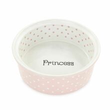 BARRY KING Miska, dla kota/psa różowa, ceramiczna, napis Princess, 12 cm