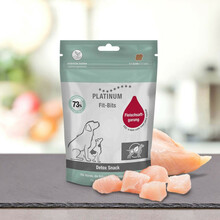 PLATINUM Fit-Bits Detox - Funkcjonalne przysmaki dla psa wspierające detoksykacje organizmu, 150g