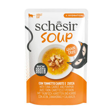 SCHESIR Soup Tuńczyk z Dynią, zupa - mokra karma dla kota, saszetka 40g