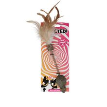 Addicted! Stick with Mouse & Feathers – zabawka dla kota z MADNIP - mysz