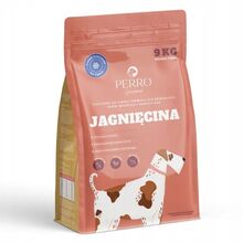 PERRO Gourmet – jagnięcina - karma tłoczona na zimno dla psów ras średnich i dużych, 9kg