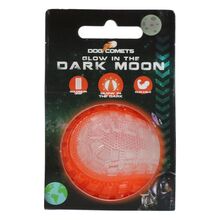 Dog Comets Glow in the Dark Moon – świecąca piłka dla psa - pomarańczowa
