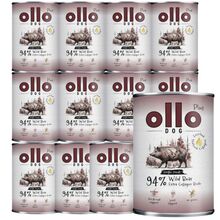 Ollo Kolagen Dzik PAKIET 12x400g - mokra karma dla psów