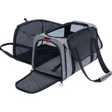ZOLUX NOMAD M – torba transportowa z rozszerzaną przestrzenią – 44 × 28 × 28 cm