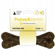 PEPE VET Puppy&Senior - kość do gryzienia dla szczeniąt i psich seniorów, 13,5 cm