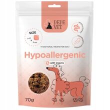 PEPE VET Hypoallergenic Insect - hipoalergiczne przysmaki dla psów - białko insektów, 70 g
