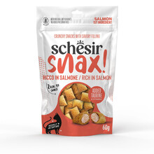 SCHESIR Snax łosoś - przysmak z nadzieniem, dla kota, 60g